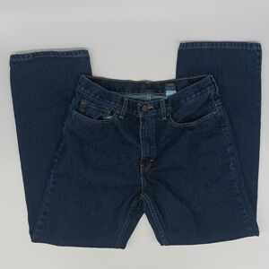 Faded Glory Men's Dark Wash Relaxed 100% Cotton Jeans (32x32)